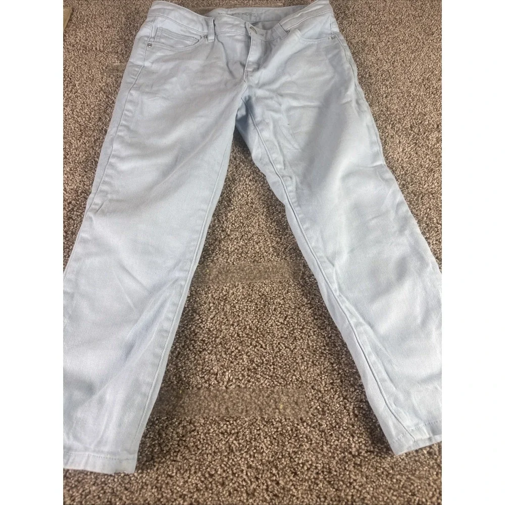 Michael Kors Blue Izzy Cropped Skinny Denim Jeans‎ size 4